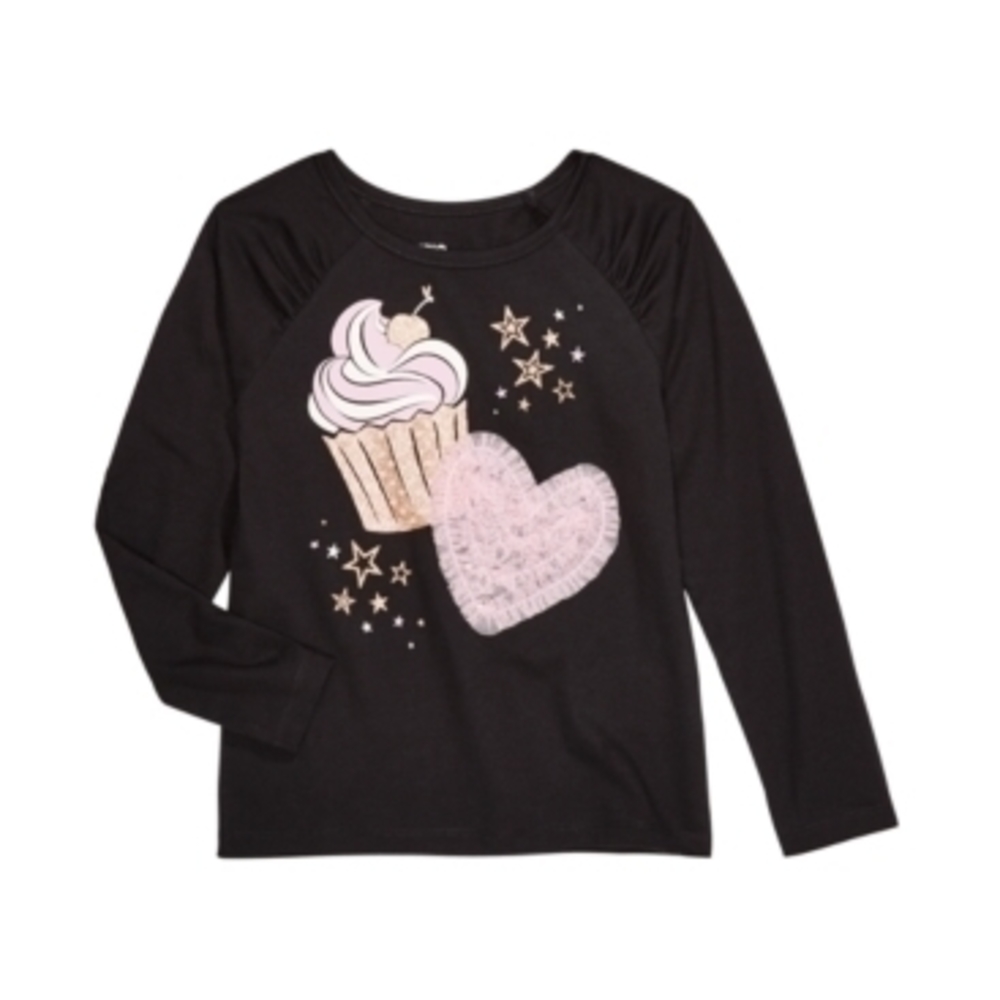 Epic Threads Pink Cupcake Heart T-Shirt for Girls